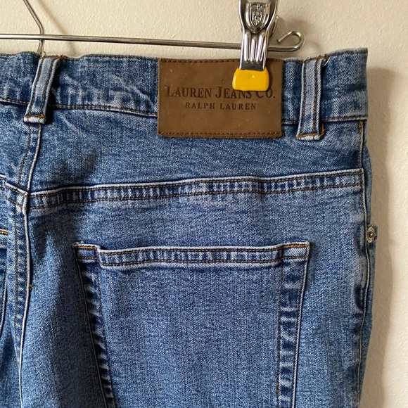 Vintage 90s Ralph Lauren High Waisted Straight Leg Jeans Size 10 - Picture 2 of 4